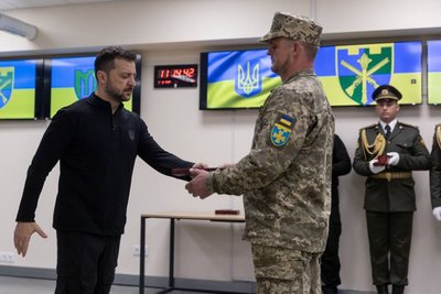 Президент нагородив трьох воїнів 116-ї бригади із Полтавщини Президент нагородив трьох воїнів 116-ї бригади із Полтавщини