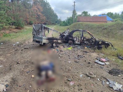 У Липецькій громаді 24 червня на протитанковій міні підірвалося авто: жінка та чоловік загинули У Липецькій громаді 24 червня на протитанковій міні підірвалося авто: жінка та чоловік загинули