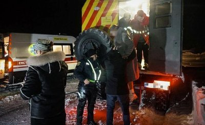 снігові замети, порятунок породіллі