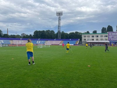 "Ми себе заряджаємо": у Черкасах відбувся товариський матч з ампфутболу "Ми себе заряджаємо": у Черкасах відбувся товариський матч з ампфутболу