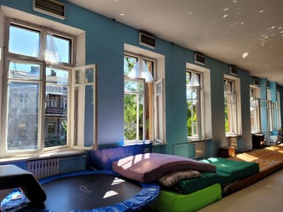 Пошкоджені зали спортивної школи в Одесі