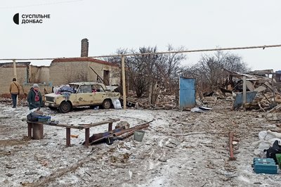 Наслідки обстрілу Черкаське Донецька область 23 січня 2026 рік Наслідки обстрілу Черкаське Донецька область 23 січня 2026 рік