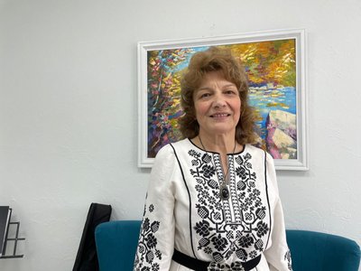 Ольга Волошин, центр, родини військових, Тернопільщини Ольга Волошин, центр, родини військових, Тернопільщини
