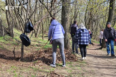 "Тривають суди, щоб він залишився зеленою зоною": кияни провели толоку в Протасовому Яру "Тривають суди, щоб він залишився зеленою зоною": кияни провели толоку в Протасовому Яру