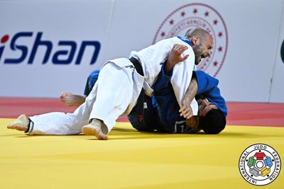 Спортсмен Давид Хорава на Кубку світу з дзюдо в Туреччині, 1-2 квітня 2024 року Спортсмен Давид Хорава на Кубку світу з дзюдо в Туреччині, 1-2 квітня 2024 року