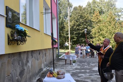 Ігор Довганюк, відкриття меморіальних дошок Ігор Довганюк, відкриття меморіальних дошок
