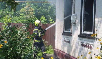 На Черкащині горів житловий будинок