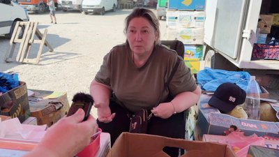 Продавчиня Мар'яна пригадала про вибухи, які чула сьогодні Продавчиня Мар'яна пригадала про вибухи, які чула сьогодні