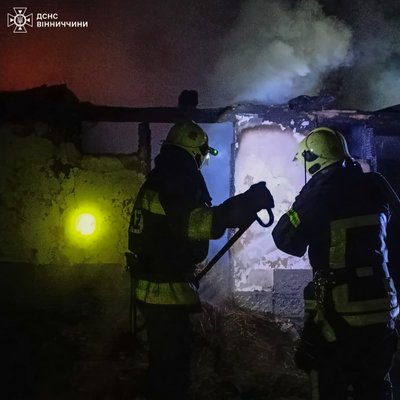 На Вінниччині за добу ліквідували сім пожеж На Вінниччині за добу ліквідували сім пожеж