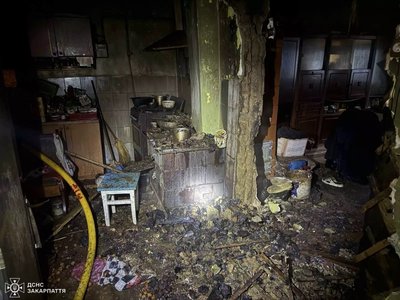 Під час пожежі на Закарпатті загинула 81-річна жінка Під час пожежі на Закарпатті загинула 81-річна жінка