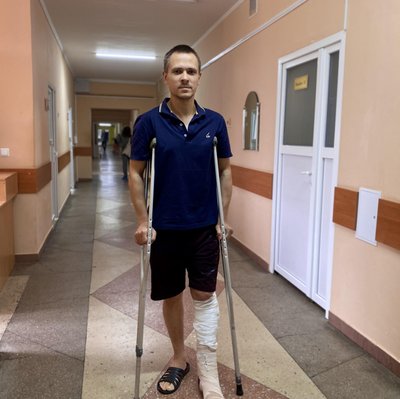 Відновлюють функцію ноги: у Львові прооперували військового з Одеси Відновлюють функцію ноги: у Львові прооперували військового з Одеси