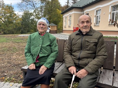 Калуш, геріатричний центр, Петро, Данелія, Процак, переселенці, Добропілля, Франківщина