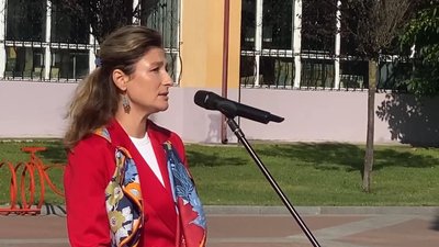 В Ірпені у переддень саміту Кримської платформи підняли кримськотатарський прапор В Ірпені у переддень саміту Кримської платформи підняли кримськотатарський прапор