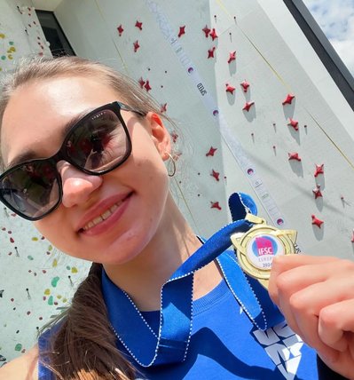 Спортсменка із Дніпра стала бронзовою призеркою Кубка Європи 2024 зі скелелазіння Спортсменка із Дніпра стала бронзовою призеркою Кубка Європи 2024 зі скелелазіння