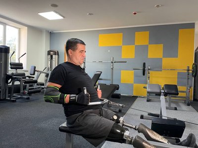 Ветеран, Олег Дубовий, реабілітація військових, спортзал, протезування військових Ветеран, Олег Дубовий, реабілітація військових, спортзал, протезування військових