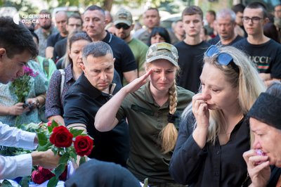 Захищав Україну до кінця: в Одесі попрощалися з прикордонником Денисом Качуркою