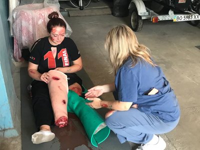 У Житомирі відбулися перші обласні змагання "Медичне ралі Житомирщини 2025" У Житомирі відбулися перші обласні змагання "Медичне ралі Житомирщини 2025"