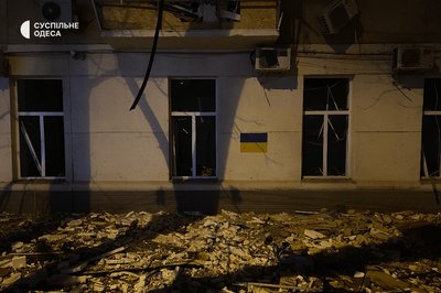 Дрон влучив у будинок в Одесі 28 березня 2026