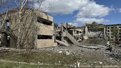 Наслідки обстрілу Костянтинівка Донецька область 28 квітня 2025 рік Наслідки обстрілу Костянтинівка Донецька область 28 квітня 2025 рік