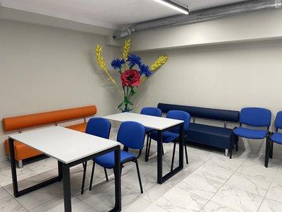 Училище в Полтаві, яке постраждало від обстрілу, отримало нове укриття Училище в Полтаві, яке постраждало від обстрілу, отримало нове укриття