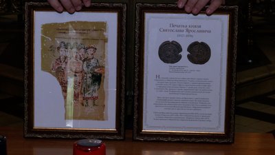 Спасо-Преображенському собору у Чернігові подарували печатку сина Ярослава Мудрого Спасо-Преображенському собору у Чернігові подарували печатку сина Ярослава Мудрого