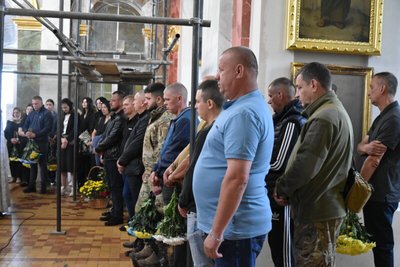 Прощання з Андрієм Сингаївським у Луцьку Прощання з Андрієм Сингаївським у Луцьку