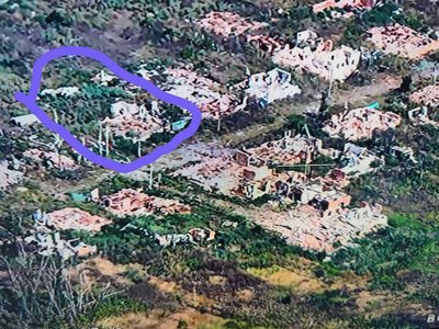 Будинок у Вовчанську знищений Будинок у Вовчанську знищений