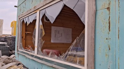 Показали наслідки влучань у приватні підприємства у Черкасах 4 лютого Показали наслідки влучань у приватні підприємства у Черкасах 4 лютого