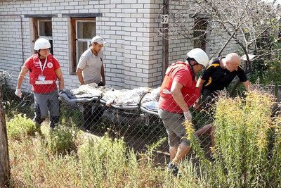 Як евакуюють мешканців Свеси на Сумщині Як евакуюють мешканців Свеси на Сумщині
