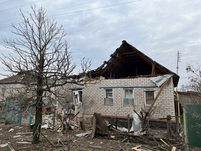 Зруйнований будинок на Харківщині, 19 січня 2023