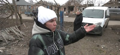 Наслідки російського обстрілу Краматорськ Донецька область 23 січня 2025 рік жителька Краматорська Анжеліка Наслідки російського обстрілу Краматорськ Донецька область 23 січня 2025 рік жителька Краматорська Анжеліка