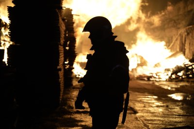 Пожежа на об'єкті в Основ'янському районі Харкова 27.10.2026 Пожежа на об'єкті в Основ'янському районі Харкова 27.10.2026