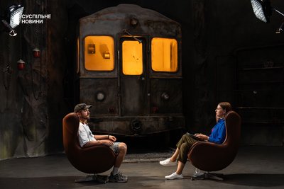 Володимир Кохан і Олена Ремовська, Суспільне, Київ, 25 липня 2024 року Володимир Кохан і Олена Ремовська, Суспільне, Київ, 25 липня 2024 року