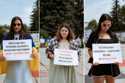 Акція в Житомирі на підтримку військовополонених та зниклих безвісти: ми пам'ятаємо про теракт в Оленівці Акція в Житомирі на підтримку військовополонених та зниклих безвісти: ми пам'ятаємо про теракт в Оленівці