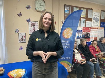 Представниця фонду World Central Kitchen по Харківському регіону Інна Базилевич