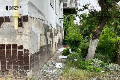 Пошкодження будинку на Одещині після атаки 26 червня