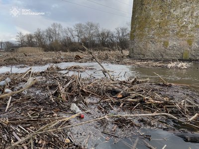 Через талу воду на річках Полтавщини побільшало заторів із деревини: де нині працюють рятувальники Через талу воду на річках Полтавщини побільшало заторів із деревини: де нині працюють рятувальники