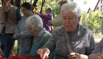 Галина Косматенко, акція, "Килим любові та журби", ВПО, 18 травня 2026, Тернопіль Галина Косматенко, акція, "Килим любові та журби", ВПО, 18 травня 2026, Тернопіль