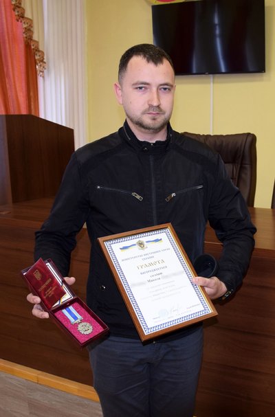 Двоє прикордонників із Волині отримали медалі Двоє прикордонників із Волині отримали медалі