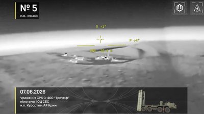 У СБС показали відео ураження у Криму ЗРК С-400 "Тріумф" У СБС показали відео ураження у Криму ЗРК С-400 "Тріумф"
