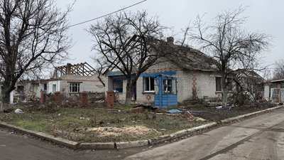 Зруновані російськими обстрілами будинки Криворіжжя Донецька область 9 грудня 2025 рік Зруновані російськими обстрілами будинки Криворіжжя Донецька область 9 грудня 2025 рік