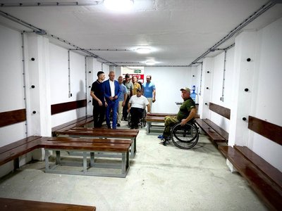 В Одесі відкрили оновлений інклюзивний пляж на Великому Фонтані В Одесі відкрили оновлений інклюзивний пляж на Великому Фонтані