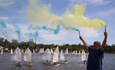 Старт регати на "Кубок міського голови" до Дня міста. Миколаїв, 13 вересня 2025 року Старт регати на "Кубок міського голови" до Дня міста. Миколаїв, 13 вересня 2025 року