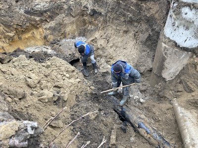 Заміна труби на водопроводі у Харкові Заміна труби на водопроводі у Харкові