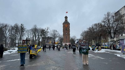"Катування не мають вихідних": у Вінниці відбулася акція на підтримку зниклих безвісти на полонених захисників