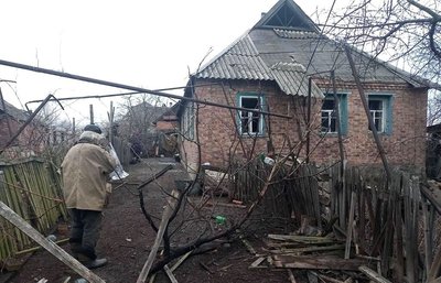 Наслідки обстрілів Донеччини 9 березня. Фото: сайт поліції Донеччини Наслідки обстрілів Донеччини 9 березня. Фото: сайт поліції Донеччини