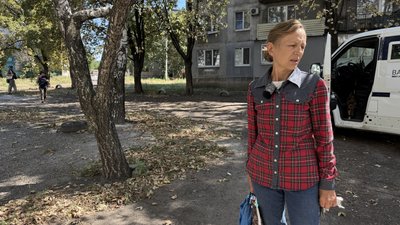 Жителька Добропілля Олена Донецька область