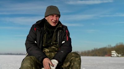 тернопіль, зимова риболовля, Віктор Савицький, рибалка, тернопільський став, 5 січня 2026 року тернопіль, зимова риболовля, Віктор Савицький, рибалка, тернопільський став, 5 січня 2026 року