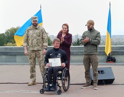 Ветеран з Рівненщини Євген Федосєєнко отримав відзнаку президента "За оборону України"