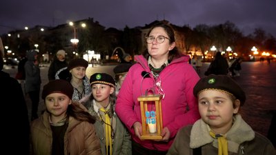 Освячення різдвяної шопки у Тернополі, Тернопіль,12 грудня 2025 року Освячення різдвяної шопки у Тернополі, Тернопіль,12 грудня 2025 року